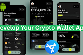 develop crypto wallet blockchain wallet fintech app trading app neobank app
