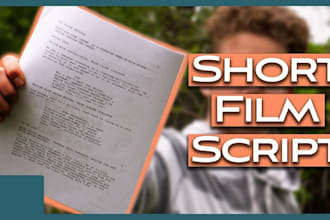 write your screenplay, miniseries or short film script