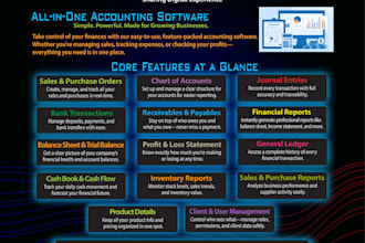 develop a laravel based web accounting software for your business