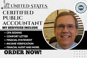sign US audit CPA, review financial statement, audit financial CPA, CPA letter