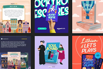 design branded instagram posts for your book promotion