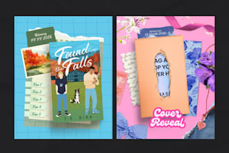 design custom instagram posts for your book promotion