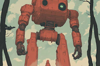 make mecha, robot, sci fi concept art