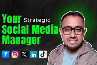 be your strategic social media manager and content creator