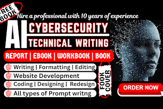 write KDP ebook on artificial intelligence, ml, iot, and do tech report ai guide