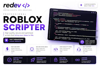 be your professional roblox scripter