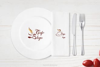 do unique food, drink, cafe, and restaurant logo for your business