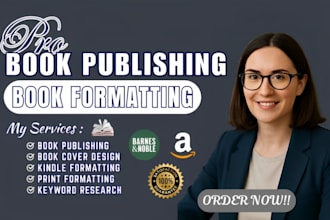 do amazon KDP book publishing, KDP book formatting and book promotion