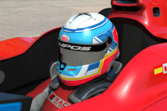 do a helmet skin for assetto corsa
