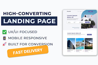 design a landing page for your business in 3 days