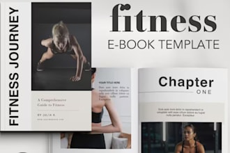 make a stunning health and fitness ebook or workout plan PDF in canva fast