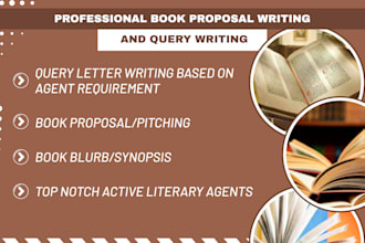 write your book proposal and query letters