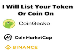 fast track listing your token or coin on coinmarketcap coingecko ico listing