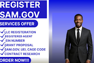 register sam gov, get uei, cage code, naics code