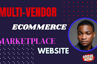 design a multi vendor ecommerce marketplace website or webshop