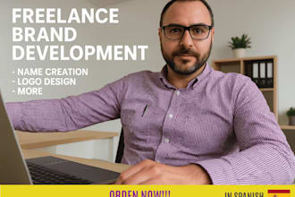 create your company name and develop your brand