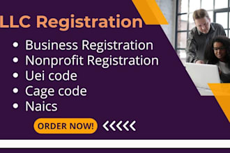 do llc registration, business nonprofit registration, uei, cage code, naics
