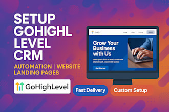setup gohighlevel CRM automation, expert, ai agent ghl, gohighlevel sales funnel