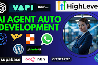 build advanced ai agent with vapi voice, rag, synthflow, n8n, langchain, replit