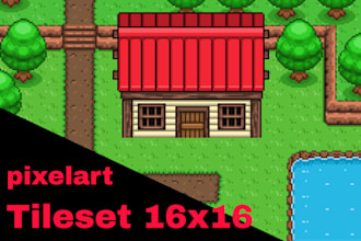 design 16x16 pixel art tilesets for your game