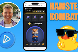 build telegram game hamster kombat clone crypto telegram mini game tap bot