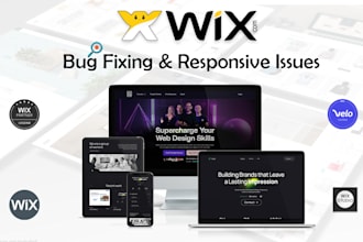 fix wix website, edit wix website seo, responsive, cms and wix studio website