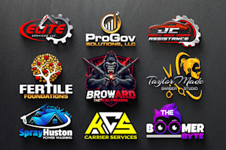 do impactful modern logo design and redesign