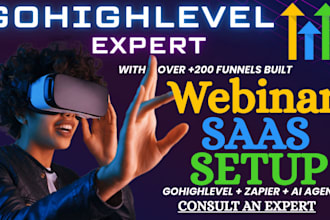 do go high level webinar funnel, ghl ai automation, saas crm, ghl real estates