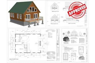deck permit drawing building construction plan barndominium deck plan blueprint