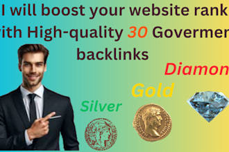 create 30 goverment  profile backlink for your google top ranking SEO business