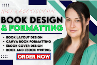 do book formatting and layout design typesetting canva ebook design, pdf to epub