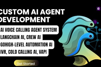 develop, train and deploy custom ai agents with langchain ai, vapi ai, chatgpt