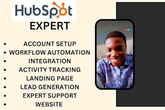 do hubspot landing page automation sales funnel email marketing website workflow