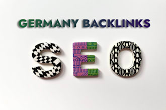 create high quality german dofollow backlink da germany de seo link building