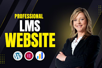 build wordpress elearning lms website with learndash, learnpress