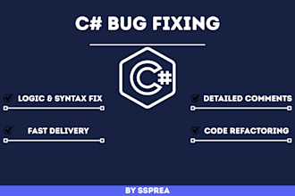 help you fix errors and bugs in c sharp and dotnet code