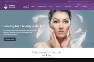 square skincare website  wix skincare website  beauty spa website yoga website