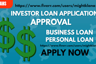apply for an investor loan, loan approval for investor, loan application