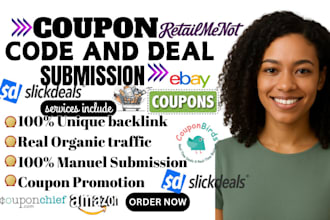 submit coupon and promo code deals to 150 sites top coupon site