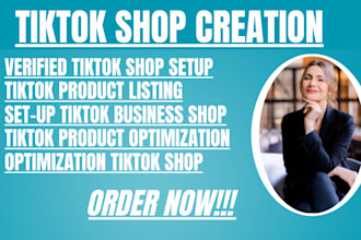 create a verified tiktok shop tiktok product listing tiktok shop setup