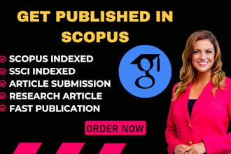 write upgrade publish articles in ssci scie scopus indexed peer reviewed journal