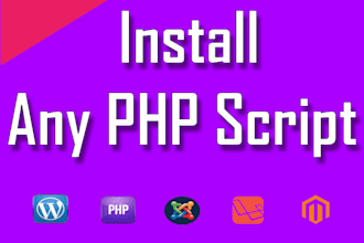 install and deploy any PHP script on your server