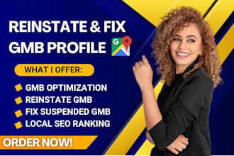 fix and reinstate suspended google my business profile, gmb duplicate listing