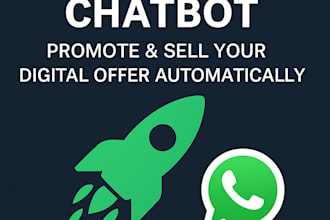 build a whatsapp chatbot to promote and sell your digital product