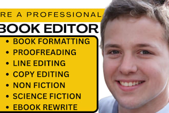 proofread line edit and format fiction thriller nonfiction memoir ya novel