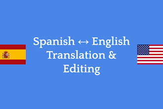 provide accurate spanish to english and english to spanish translation