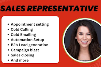 be your high ticket sales closer sales representative b2b leads generation