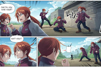 promote your webtoon comic, manga page, webcomic promotion, tapas, voyceme