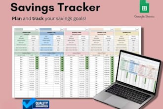 design custome full automation google excel spreadsheet planner budget formulas