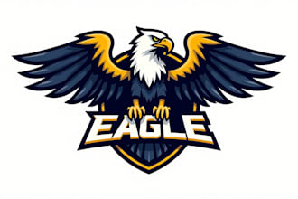 do make eagle mascot logo